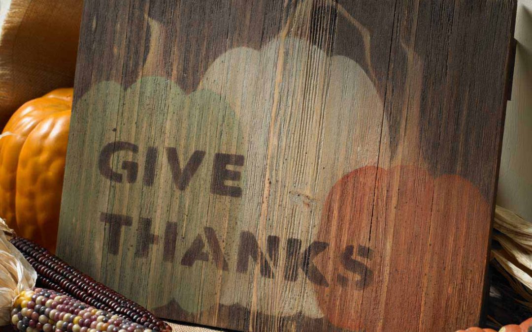 How to give thanks online